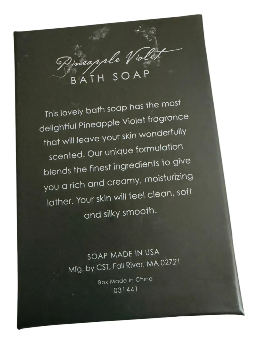 Pineapple Violet Fragrance moisturizer Bar Bath Soap - 12 oz Made in USA